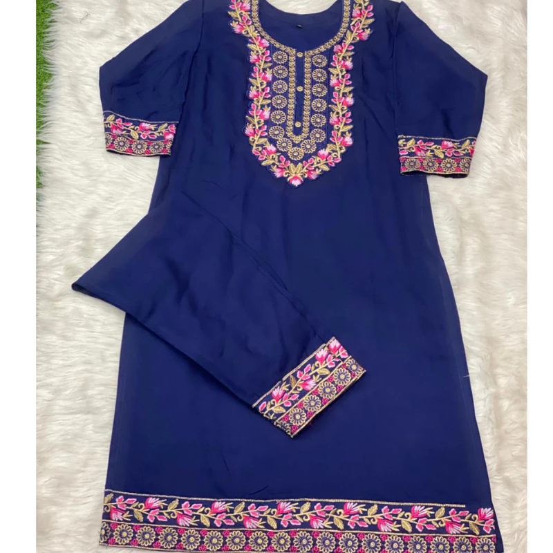 Two Piece Kashmiri Kurti Set