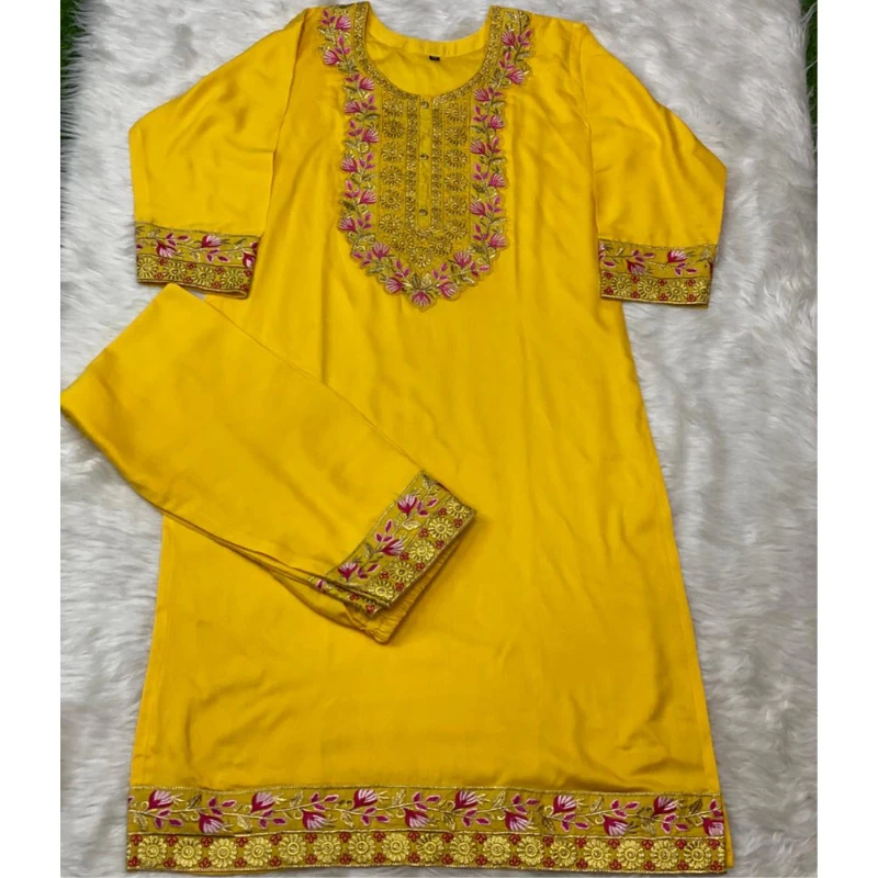 Two Piece Kashmiri Kurti Set